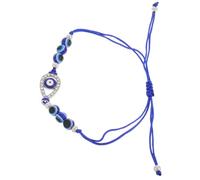 iplusmile Braccialetto Evil Eye Intrecciato a Mano Perline Da Uomo e Donna, Amuleto Portafortuna Protettivo Decorativo, Gioielli Vintage Per Uso Quotidiano e Abbinamenti Eleganti