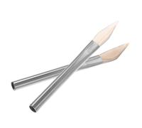 iplusmile Brunitoio in Agata Naturale con per Lucidatura Gioielli Set 2 Utensili per Levigare e Lucidare in Metallo Strumento Fai da Te per Artigiani e Appassionati