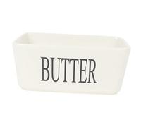 iplusmile Burriera Rettangolare Bianca per Conservazione e Formaggi Frigorifero Contenitore e Taglio Accessorio per Cucina e Tavola