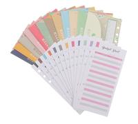 iplusmile Buste Budget in Carta Patinata e Fogli Loose-leaf per Monitoraggio Spese e Divisione Contanti Kit Organizzatore Denaro per Casa Ufficio e Scuola Metodo di Budget Sicuro e Pratico