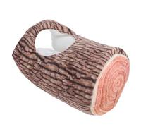 iplusmile Cappello di Peluche a Forma di Ceppo D’albero Morbido e Realistico, Copricapo Divertente per Feste Natalizie, Halloween e Cosplay, Accessorio per Foto e Spettacoli