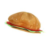 iplusmile Cappello Hamburger Adorabile per Feste Accessorio Cartoon per Halloween e Decorazione Unisex per Shopping e Cosplay Berretto Decorativo Alta