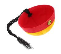 iplusmile Cappello in Costume Costumi Tradizionali Cinesi Costume Cinese Per Uomo Cappello Dell'imperatore Cinese Cappelli Cinesi Per Uomo Copricapo Creativo in Stile Cinese Tessuto Broccato