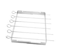 iplusmile Carne in Acciaio Inossidabile per Barbecue da Esterno di Spiedini Pratico per Picnic in Campeggio Utensili per Grigliata BBQ Home