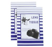 iplusmile Carta di pulizia - 100 pezzi di carta per lenti per la pulizia dell'obiettivo, panni per la pulizia della lente della fotocamera per binocoli, occhiali, panni per la pulizia