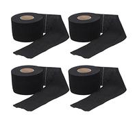 iplusmile Carta Monouso Per Collo Elastica Nera 4 Pezzi Set Protezione Monouso Collo Flessibile Per Salone Parrucchiere Taglio e Colorazione Chioma