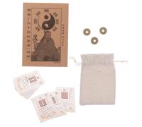 iplusmile Carte Divinazione i Ching Esagrammi Guida Antica per Collezionisti e Appassionati di Feng Shui, Set Portafortuna di Ricchezza e Successo, Materiali Resistenti e Spiegazioni Dettagliate