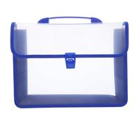 iplusmile Cartella Portadocumenti in Plastica con Manico e Chiusura a Bottone Organizer Espandibile con Bordi Rinforzati Borsa Portadocumenti per Ufficio Scuola e Viaggi