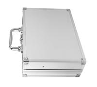 iplusmile Cassetta Porta Attrezzi in Lega Di Alluminio Custodia Per Strumenti Da Lavoro Valigetta Portautensili Chiusura Di Sicurezza