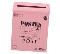 iplusmile Cassetta Postale da Parete Vintage in Ferro, Grande Capacità, Facile da Installare, Stile Semplice, per Ufficio e Istituzioni