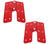 iplusmile Cerniera per Scala in Ferro Rosso 2 Pezzi, Connettore per Giunto, Parti di Pioli Leggera, Stabilità della Scala, per Scala Richiudibile
