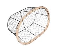 iplusmile Cestino in Filo Metallico Per Pane Snack Frutta Verdura e Uova Materiale in Ferro Robusto Design Ventilato Per Conservazione Ottimale Elegante e Minimalista Per Cucina e Stanza