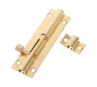 iplusmile Chiavistello Classico Retrò in Ottone Oro, Serratura per Porta Finestra, Chiusura Facile da Installare per Porte in Legno e Negozi