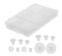 iplusmile Chiusure per Orecchini in Silicone Trasparente, Ferma Orecchini di Sicurezza per Accessori Fai da Te, Confezione Singola, Adatti per Creazione Gioielli e Sostituzione Perni,