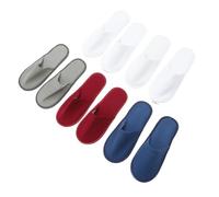 iplusmile Ciabatte Multicolori Usa e Getta 5 Paia Design Antiscivolo Leggere per Ospiti Hotel Adatte a Viaggi e Affitti Brevi