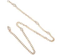 iplusmile Cintura da Donna Catena di Perle Dorate Regolabile, Gioielli a Catena per Corpo per Abiti da Sposa e Feste, Accessorio Elegante per Look Giovane e Versatile