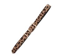 iplusmile Cintura Da Donna Stampa Leopardata Cintura in Pelle Finta Realistica Per Outfit Alla Moda