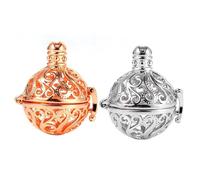 iplusmile Ciondolo Decorativo da Collo e Ciondolo Sospeso Geometrico Traforato in Metallo Leggero, Set 2 Pezzi per Creazione di Gioielli Fai da Te, Accessori Moda per Donne e Artigiane