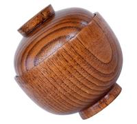 iplusmile Ciotola Giapponese Pratica e Solida in Legno di Giuggiola con Coperchio Artigianato Fine, per Feste e Convivialità in Casa