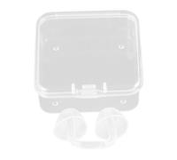 iplusmile Clip Naso Trasparente per Fermanaso Ergonomico e Riutilizzabile per Resistente e Antiscivolo per Piscina Protezione Confortevole Durante