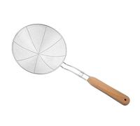 iplusmile Colino in Acciaio per Cucina con Rete Fina e Resistente Scolapasta Sgocciola Olio e Forchetta Scolapasta per Appenderlo Alta Durata e Facile da