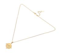 iplusmile Collana Evil Eye con Ciondolo Sole Tarocchi in Acciaio Inossidabile Amuleto Vintage con Zirconi per Donna Accessorio Retrò Elegante e Resistente per Ogni Occasione