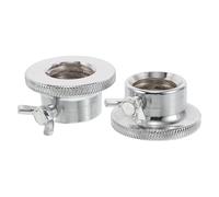 iplusmile Collari di Serraggio a Vite per Bilanciere 2 Pezzi Dadi di Sicurezza in Acciaio per Manubri 28 CM Morsetti Antiscivolo per Pesi Accessori per Palestra Domestica e Allenamento