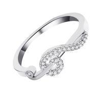 iplusmile Con Musicale Decorativa Design Creativo Con Zirconi Incastonati Accessorio Femminile e Per Amanti Della