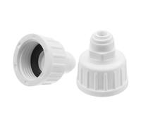 iplusmile Connettore Rapido 1/4" per Tubo da Giardino, Kit 2 Pezzi, Raccordo di Collegamento a Tenuta Stagna per Impianto di Nebulizzazione Esterno e Irrigazione Giardino