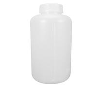 iplusmile Contenitore Ermetico da 5l in Plastica Bianca con Bocca Larga, Barattolo Rotondo Resistente per Conservazione Sigillata, per Uso Domestico e Bagno