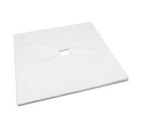 iplusmile Coperture 100 Fogli per da Massaggio Usa e Getta Viso in Microfibra Bianca, Morbide e Igieniche per Spa e Centri Estetici