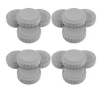 iplusmile Coperture in Silicone per Ruote Valigia, 16 Pezzi, Antiscivolo e Silenziose, per Viaggi e Aree Sensibili al Rumore