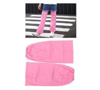 iplusmile Copri Gambe Come Drifting e Laboratori Design Resistente all'Acqua Impermeabili in PVC Rosa con Fascia Elastica Confezione da 1 Protezione per attività All'aperto