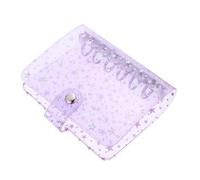 iplusmile Copriquaderno in PVC con Anelli Sei Cover Raccoglitore Planner Personale Resistente e Protettiva Design Stellato per Organizer e Quaderni Loose-leaf