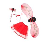 iplusmile Costume Coccinella con e Gonna Tutu Resistente Accessori Leggeri per Cosplay Feste e Mascherate