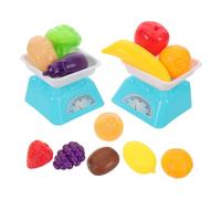 iplusmile Cucina con Frutta e Artificiale Bilancia Miniatura Inclusa Giocattoli Educativi per Ruoli e Apprendimento