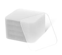 iplusmile Cuscinetti Adesivi Bifacciali Trasparenti 80 Pezzi 60X60 MM Quadrati Rimovibili senza Tracce per Poster e Quadri Adesivi Biadesivi Forti per Superfici Lisce e Decorazioni