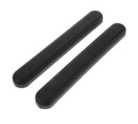 iplusmile Cuscinetti Antiscivolo per Braccioli di Sedia a Ruote, Coppia in Plastica Nera, Facile da Pulire, Allevia la Fatica del Gomito per Uso Quotidiano