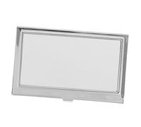 iplusmile Custodia Biglietti Visita Metallo Resistente per Sublimazione e Trasferimento Scatola Compatta per Carte Piccole per Ufficio e Eventi Business