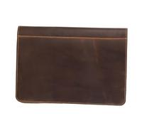 iplusmile Custodia in Vera Pelle per Laptop Resistente e Leggera Compatibile con Computer Portatile 133" con Ampia Capacità e Fibbia Antiscivolo Elasticizzata