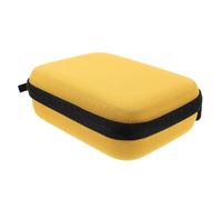iplusmile Custodia Porta Plettri per Chitarra Gialla in Eva e Nailon, Organizer Portatile Grande Capacità, come Regalo per Chi Impara a Suonare la Chitarra
