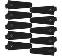 iplusmile Custodia Proteggi Forbici da Barbiere 10 Pezzi Nera Organizer Sospeso per Attrezzi da Elettricista e Giardinaggio Impugnatura Antiscivolo Fodero Portatile per Utensili da