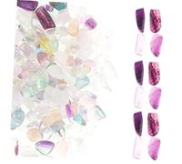 iplusmile Decorative Crystal Stones for Aquarium And Vase Filler Natural Stone Set for Unique Fish Tank Aesthetics And DIY Projects