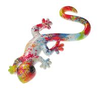 iplusmile Decorazione da Parete a Forma di Geco in Resina Resistente alle Intemperie Gancio per Interni ed Esterni Scultura Artistica per Giardino Cortile e Patio Decorazione Murale