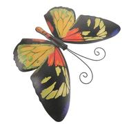 iplusmile Decorazione Farfalla in Ferro da Parete per Giardino Esterno | Facile da Appendere, Non Sbiadisce Né Perde Vernice, Forma Elegante per Casa e Recinzione