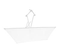 iplusmile Deflettore per Condizionatore D’aria Centrale Quadrato 35x35 Cm Bianco, Parabrezza Anti-soffio Diretto per Bocchette a Soffitto, Gestione Efficiente del Flusso D’aria per Casa