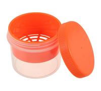 iplusmile Deumidificatore per Apparecchi Acustici da Viaggio in Plastica Arancione, Custodia Anti-umidità e Resistente Agli Schizzi per Uso Quotidiano e Trasporto