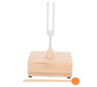 iplusmile Diapason in Lega di Alluminio con Risonatore in Legno e Martello Strumento per Meditazione Yoga e Tecniche di Rilassamento Adatto Principianti e Professionisti