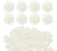 iplusmile Diffusore di Profumo per Ambienti 100 Pezzi di Fiori Artificiali a Forma di Margherita in PE Bianco, Decorazione Elegante e Rilascio di Fragranza Gradevole per Casa e Ufficio
