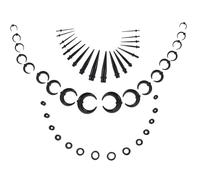 iplusmile Distanziatori per Orecchie Tappi per Distanziatori per Orecchie Dilatatori per Espansori per Tunnel Auricolari Kit per Piercing